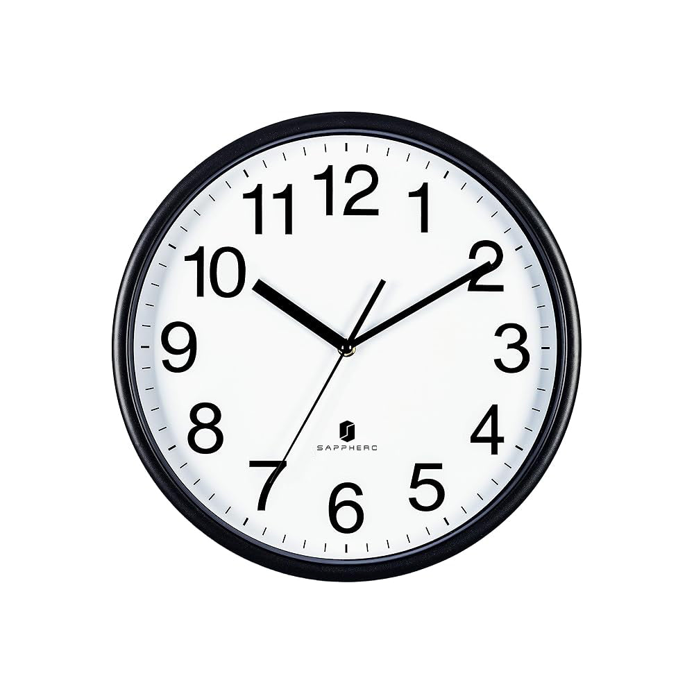 Sapphero  Elegant Round Quartz Movement Wall Clock
