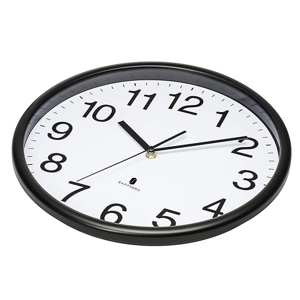 Sapphero  Elegant Round Quartz Movement Wall Clock