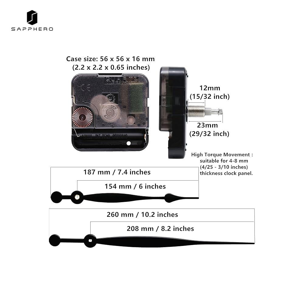 Sapphero clockworks being clock parts