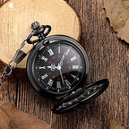 Sapphero Quartz Steampunk Pocket Watch