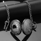 Sapphero Quartz Steampunk Pocket Watch